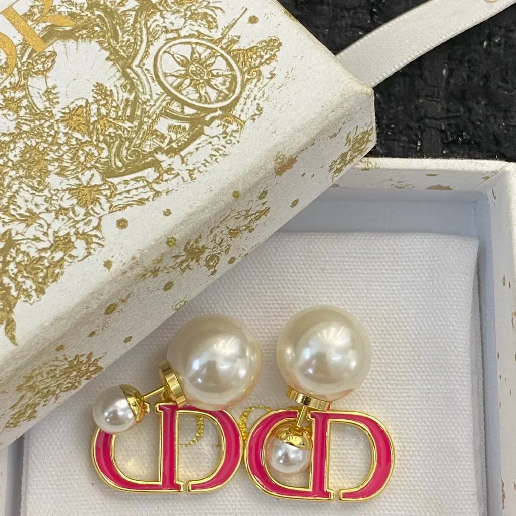 Dior Pink Earrings