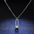 Moissanite Clip Necklace