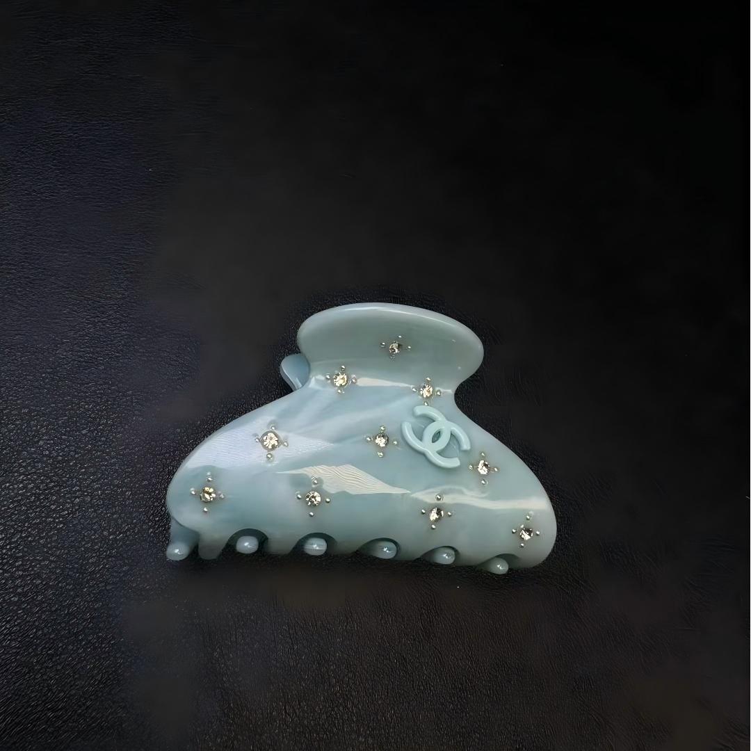 Chanel Small Colorful Hair Claw (Total 5pcs)