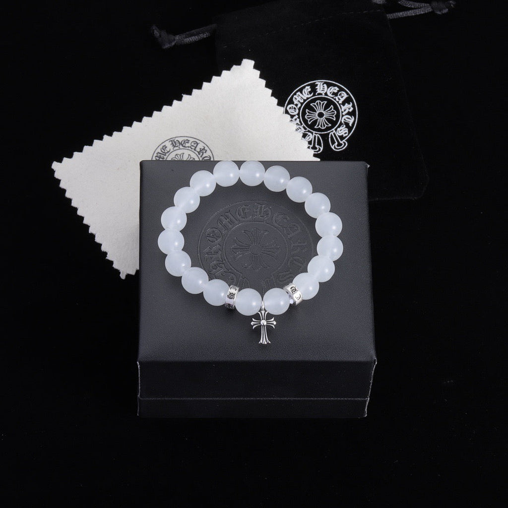 Chrome Hearts Cross Heart Bracelet