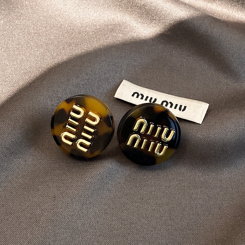 Miu Miu Circle Earrings