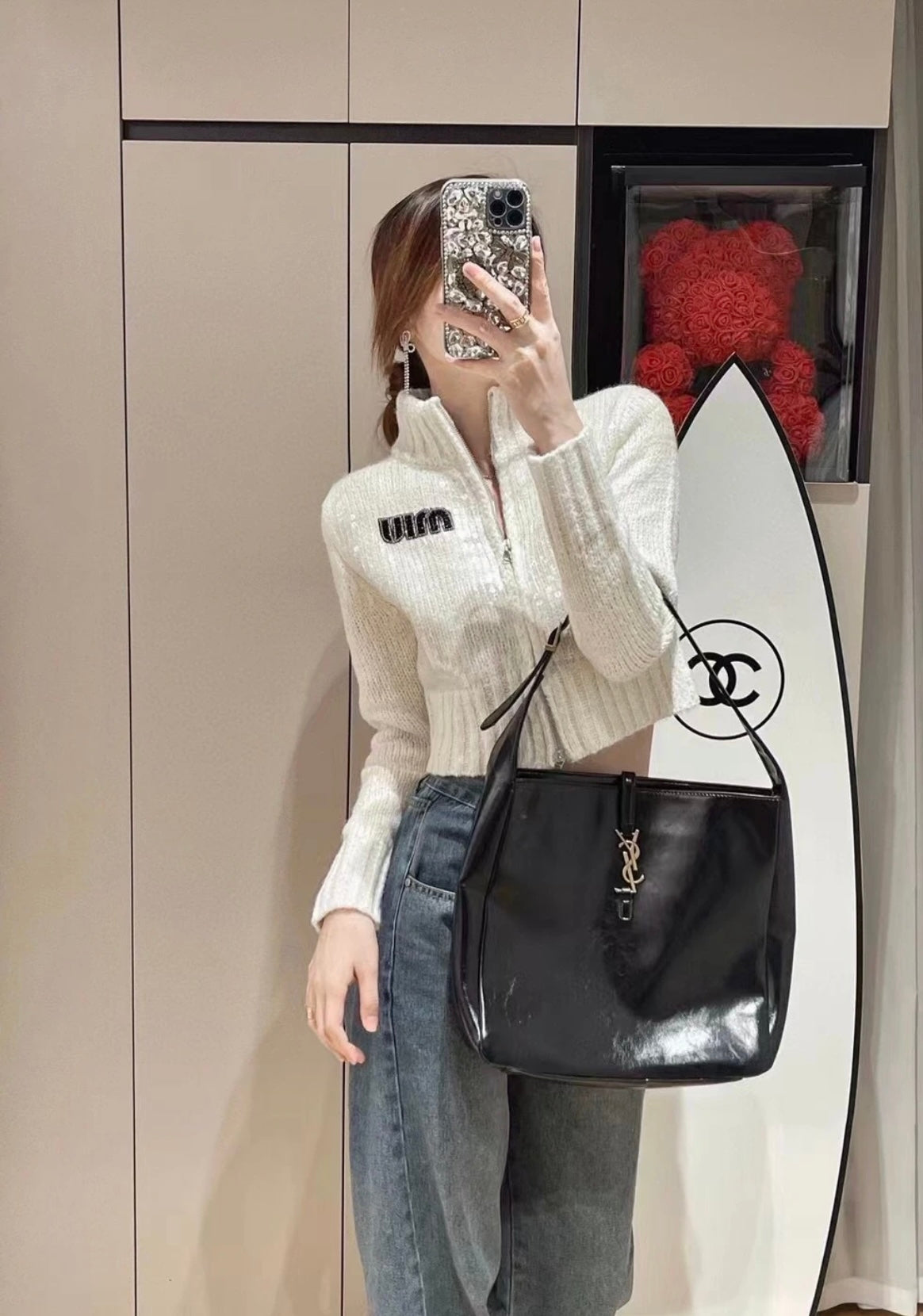 Miu Miu White Cardigan